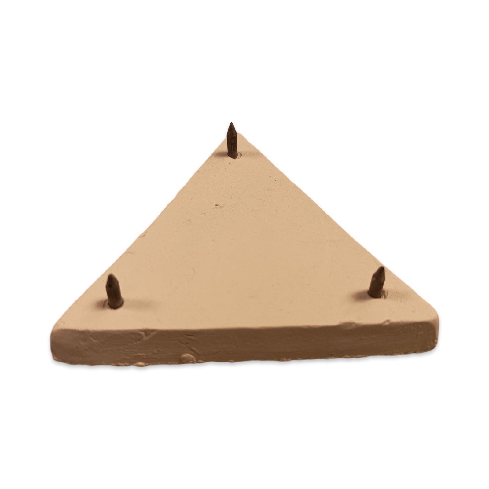 Soporte Base Triangular - 3 Puntas Kanthal (Para cargar piezas con esmalte en la base)