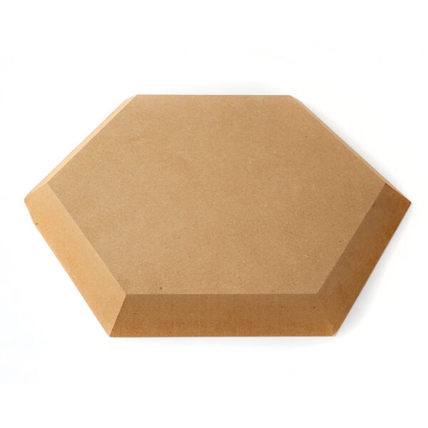Contramolde Hexagonal de madera - 15cms por cada lado
