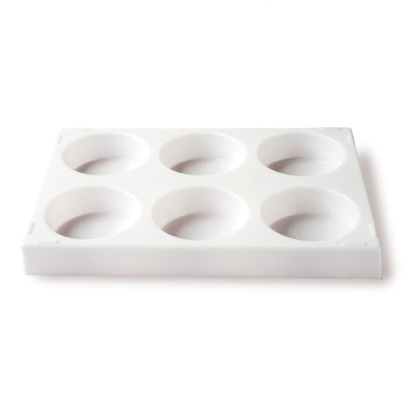 Soporte para Pintura/Esmaltes/Engobes - 1 pieza de 6 compartimientos