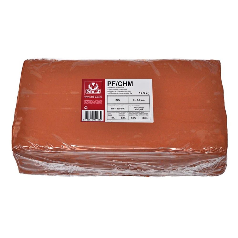 Pasta PF/CHM Roja Chamota 0-1.5mm (12.5 Kg) - Imagen 2