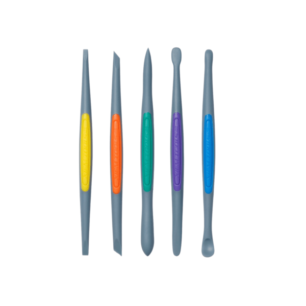 Set de Acabado de Arcilla (P) Silicona Firme Fuerte (5 Piezas)