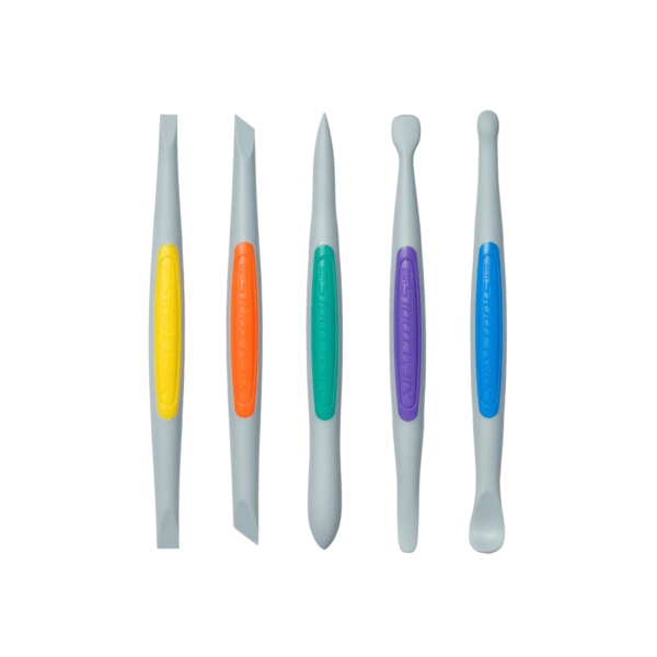 Set de Acabado de Arcilla (M) Silicona Flexible Firme (5 Piezas)