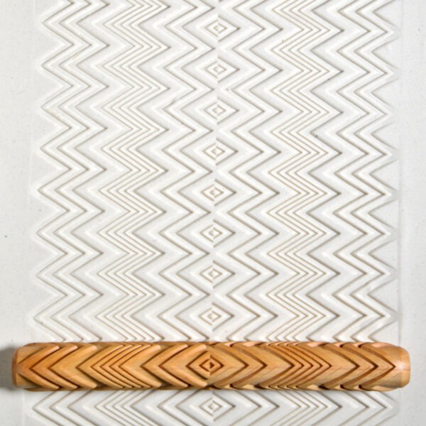 Rodillo Texturado MKM LHR-018 - ZigZag Vertical -